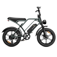 Mint green CycHunter with dual batteries, side product view