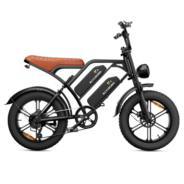 Cycrown CycHunter Moped-Style Fat Tire E-Bike