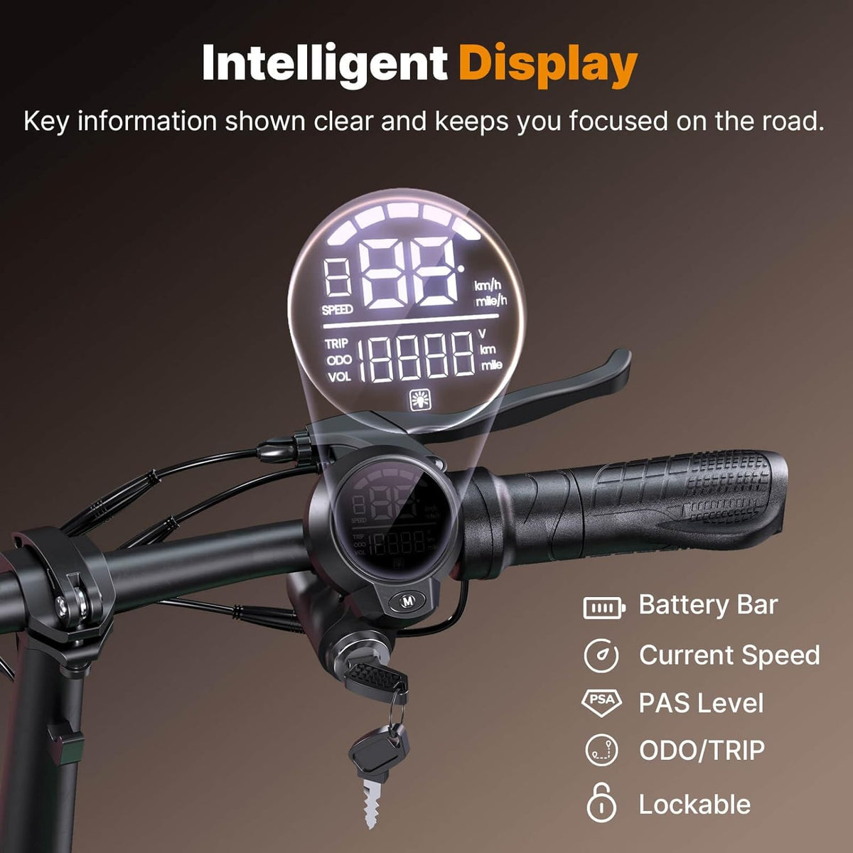 isinwheel Hyper X Seated Electric Scooter rear disc brake