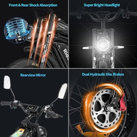 Ridstar Q20 Pro Dual-Motor Electric Bike front three-quarter product view