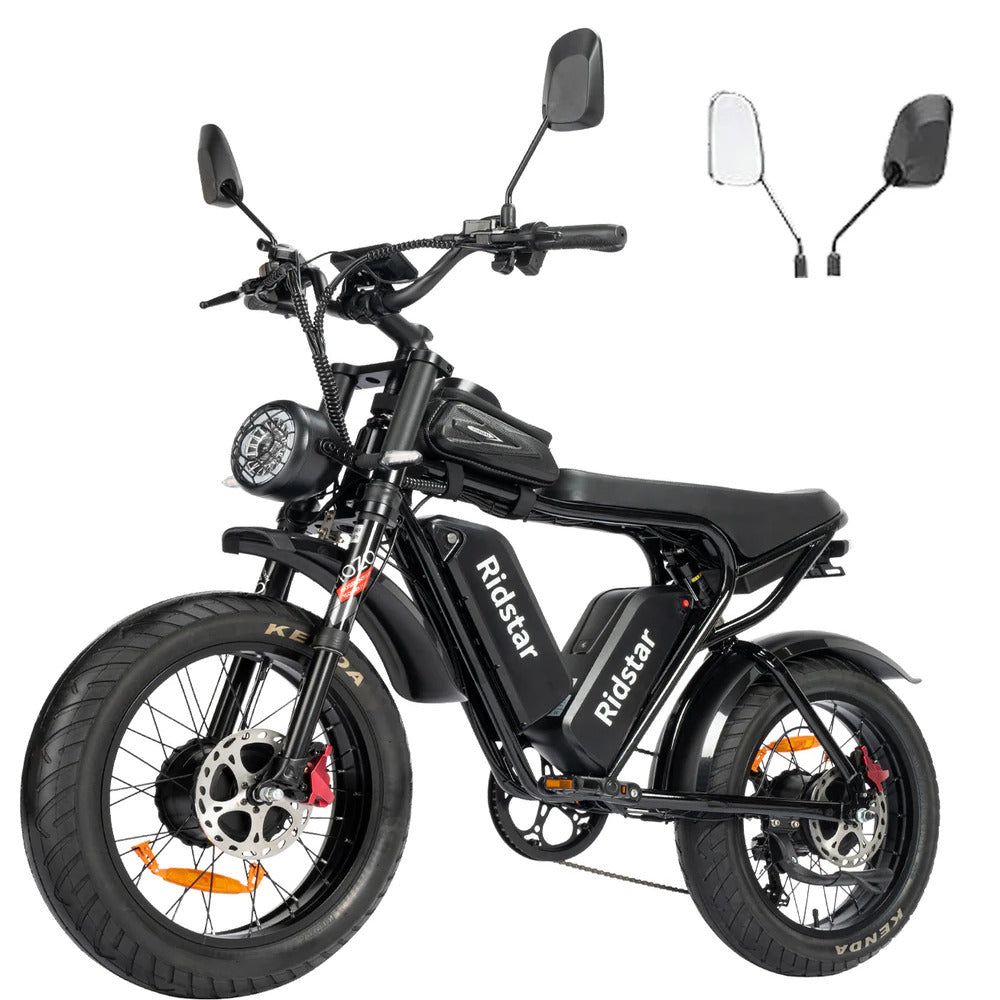 Ridstar Q20 Pro Dual-Motor Electric Bike dual-motor bike side profile