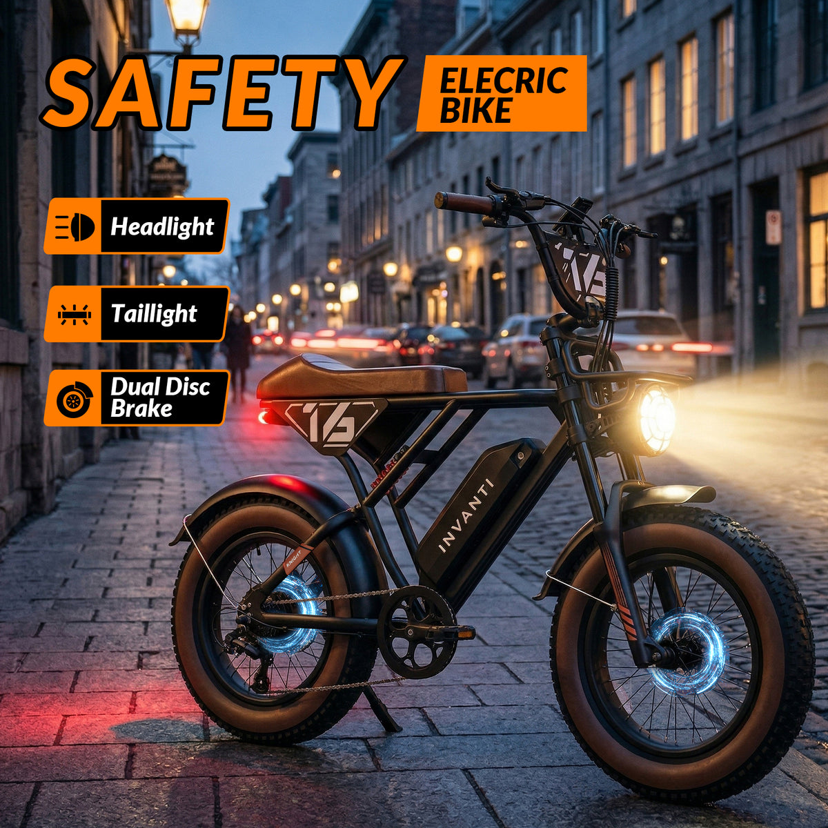 INVANTI EB16 Full-Suspension Fat-Tire Electric Bike official product image 4