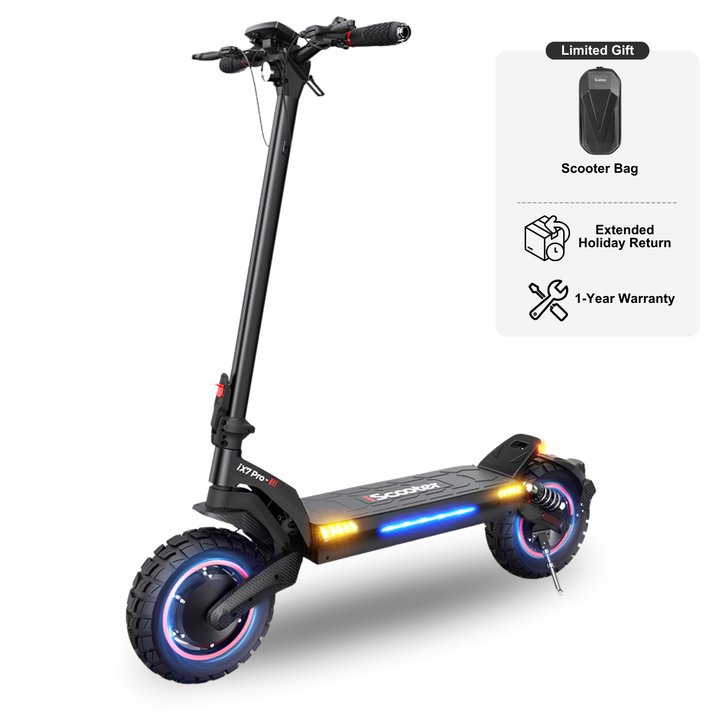 iScooter iX7 Pro 2000W Dual-Motor Off-Road Electric Scooter