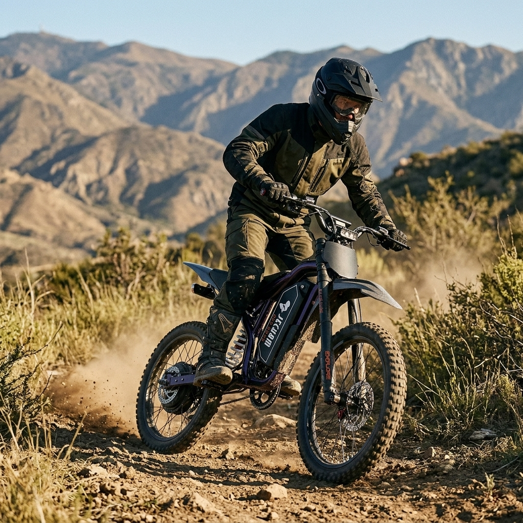 Jecham QF200 off-road electric dirt bike official product image 9