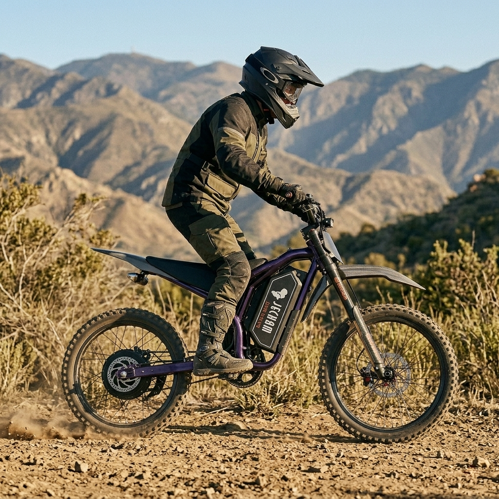 Jecham QF200 off-road electric dirt bike official product image 10