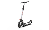 INOKIM Light 2 Super folded commuter scooter in white, built for apartment stairs, train transfers, and office storage.