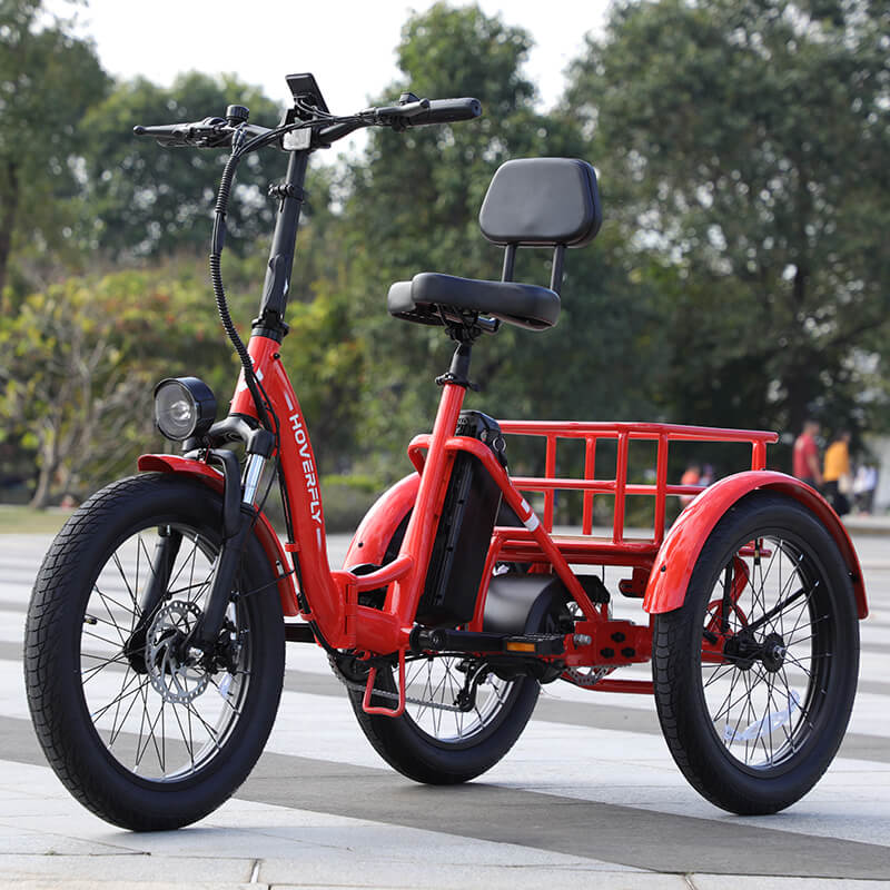 2-Pack Hoverfly ET1 Folding Electric Trikes | 500W — alternate product view