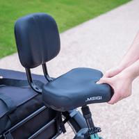 MG2302-SILVERADO padded saddle and passenger-style backrest detail