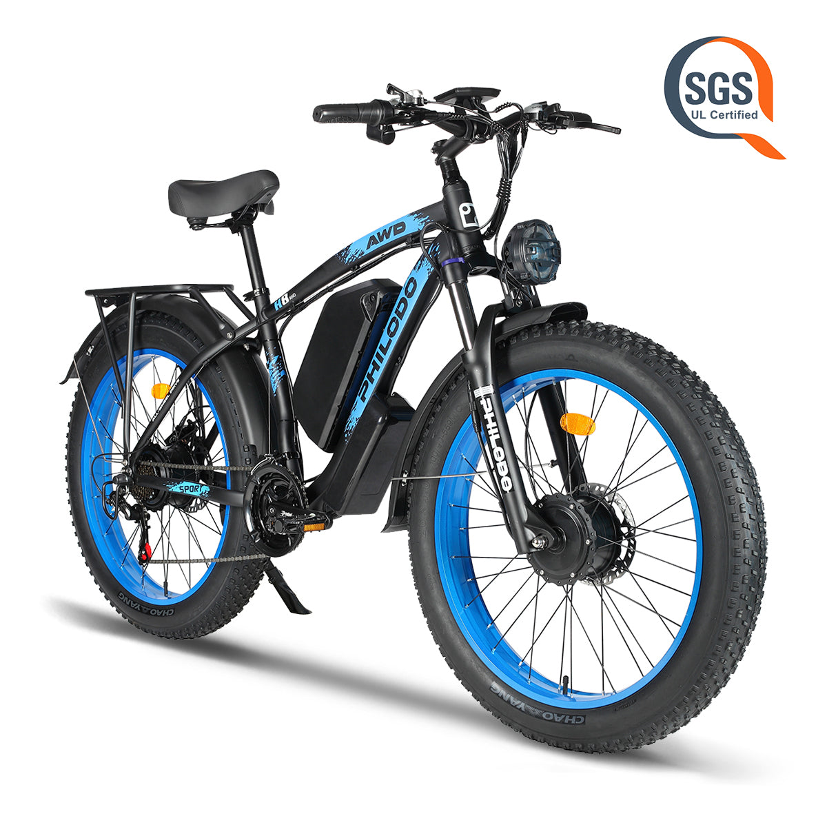 Philodo Upgraded H8 60V Dual Motor Fat-Tire Electric Bike, official Philodo image 3