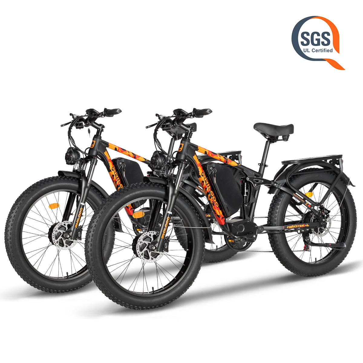 Philodo Forester 60V Dual Motor Full-Suspension Electric Bike, official Philodo image 16