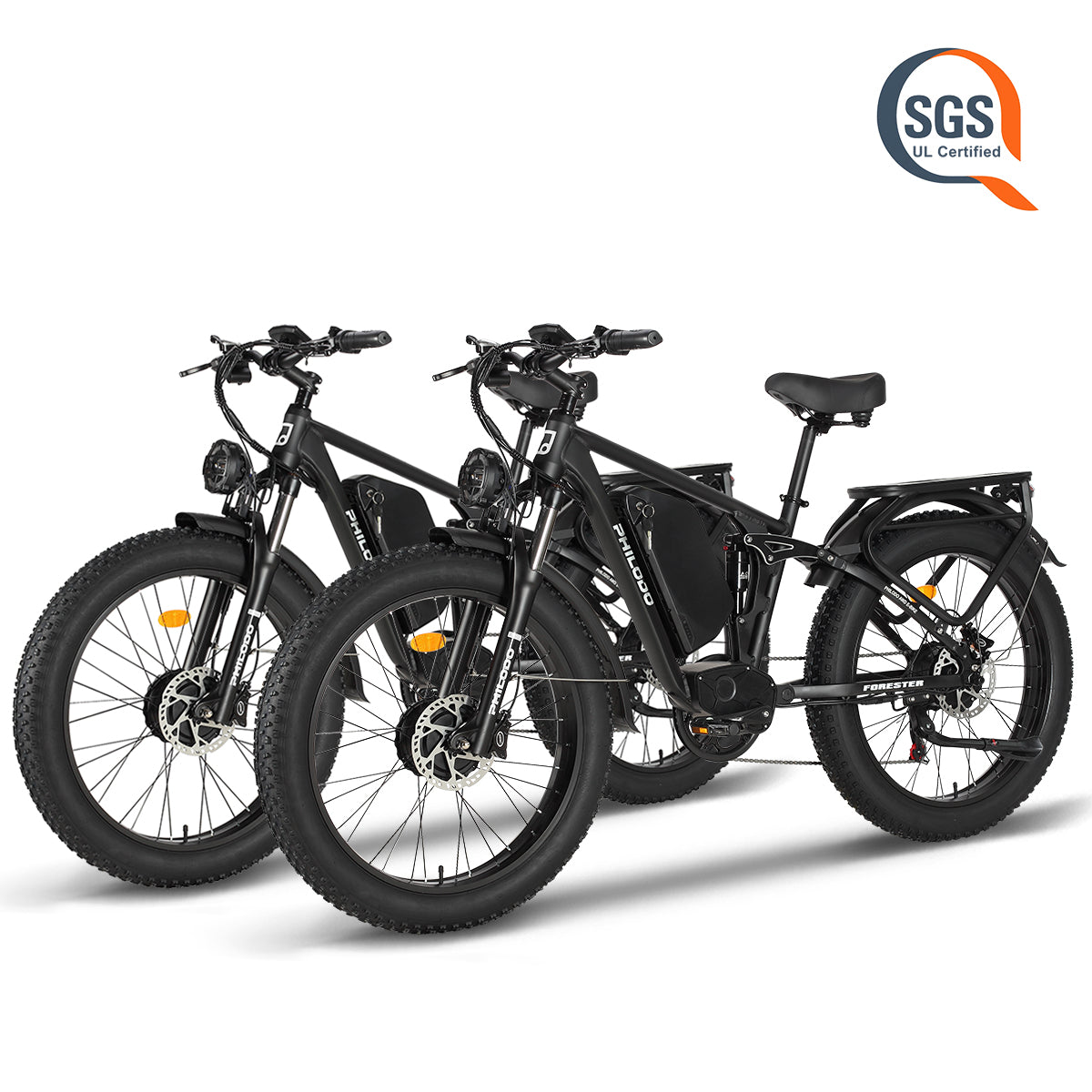 Philodo Forester 60V Dual Motor Full-Suspension Electric Bike, official Philodo image 17