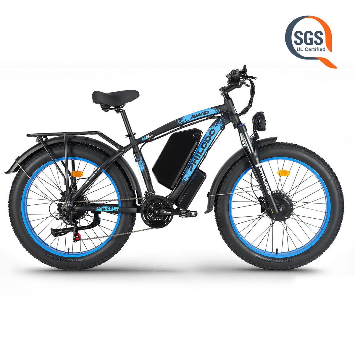 Philodo Upgraded H8 60V Dual Motor Fat-Tire Electric Bike, official Philodo image 1