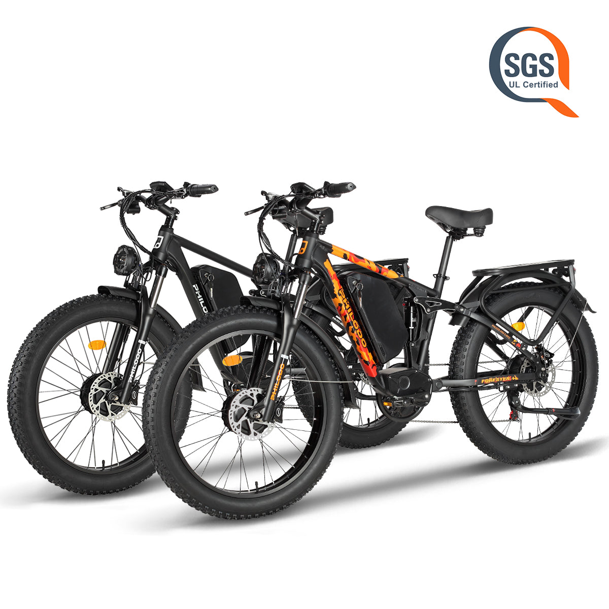 Philodo Forester 60V Dual Motor Full-Suspension Electric Bike, official Philodo image 23
