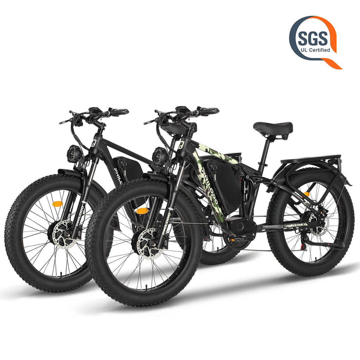 Philodo Forester 60V Dual Motor Full-Suspension Electric Bike, official Philodo image 22