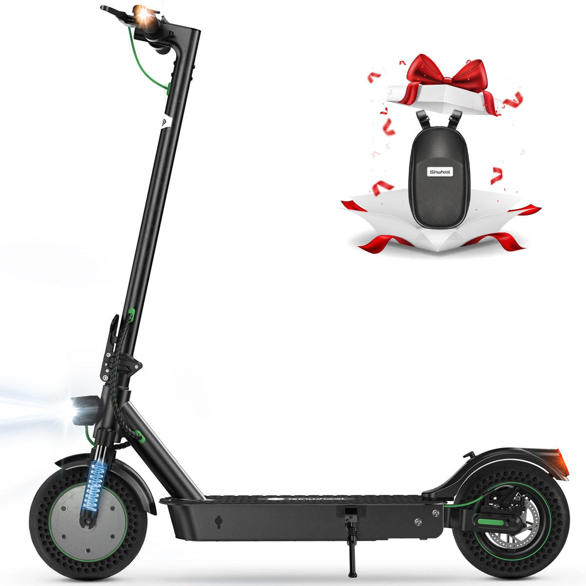 isinwheel S9 Max Commuter Electric Scooter full product feature layout