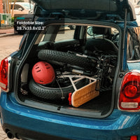 VTUVIA SF20H folded in an SUV storage area