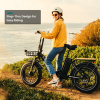 VTUVIA SF20H folding step-through fat-tire profile