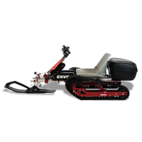 ENVO Electric SnowKart side view showing the seated platform.