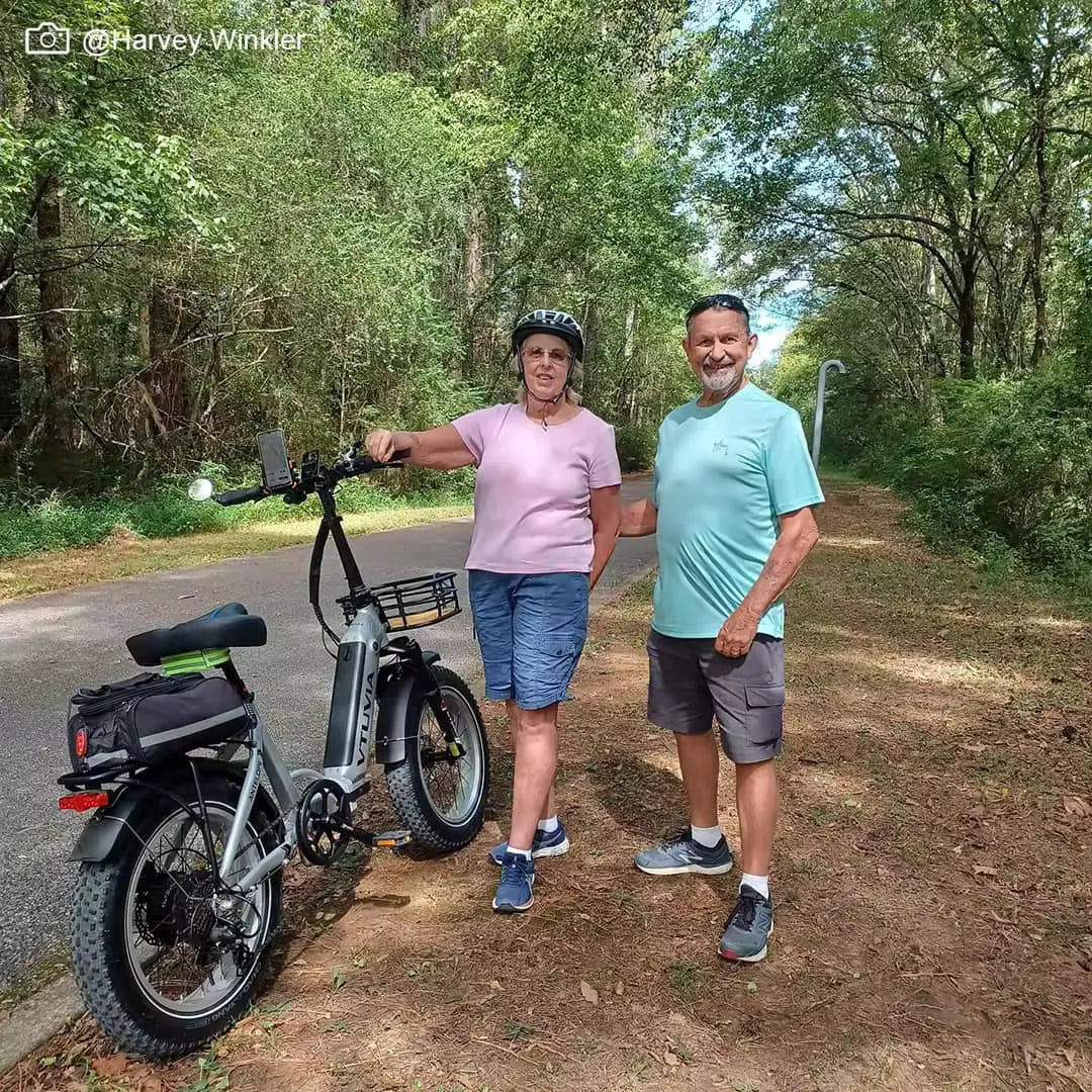 VTUVIA SX20 low-step folding electric bike view