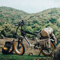 VTUVIA SX20 folding electric bike rear angle